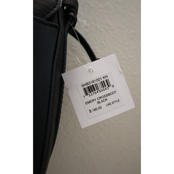 Fossil SHB3161001 Women's Black Pebble Emery Leather Crossbody Bag - Picture 11 of 16
